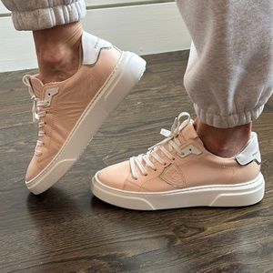 Philippe Model Paris Temple S. Femme Mat Rose sneakers